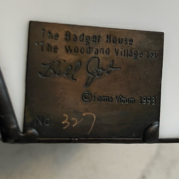 Vintage Forma Vitrum Badger House by Bill Job 1993 - Picture 11 of 16